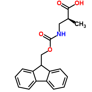 Fmoc-s-3-氨基異丁酸結(jié)構(gòu)式_203854-58-4結(jié)構(gòu)式