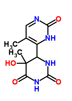 5-Hydroxy-6-(4-(5’-methylpyrimidine-2’-one)dihydrothymine)Structure,20545-93-1Structure 5-Hydroxy-6-(4-(5’-methylpyrimidine-2’-one)dihydrothymine) Structure,20545-93-1Structure
