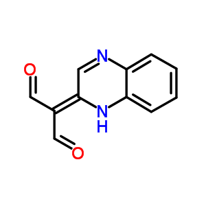 2-(2-喹噁啉)丙二醛結構式_205744-84-9結構式