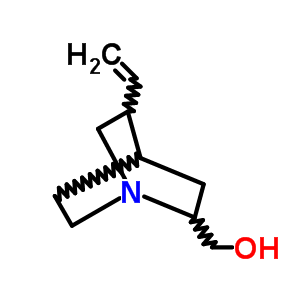 (1S,2S,5S)-2-(羥基甲基)-5-乙烯基奎寧環(huán)結構式_207129-35-9結構式