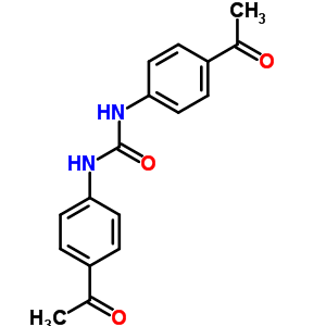N,N-雙(4-乙?；交?-脲結(jié)構(gòu)式_20782-48-3結(jié)構(gòu)式