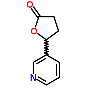 (+/-)-5-(3-Pyridyl)tetrahydro-2-furanoneStructure,20971-79-3Structure (+/-)-5-(3-Pyridyl)tetrahydro-2-furanone Structure,20971-79-3Structure