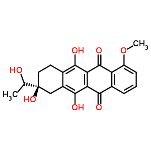 7-Deoxy daunorubicinol aglyconeStructure,210837-87-9Structure 7-Deoxy daunorubicinol aglycone Structure,210837-87-9Structure