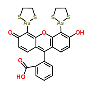 2-[4,5-二(1,3,2-二硫雜砷戊環(huán)-2-基)-6-羥基-3-氧代-3H-氧雜蒽-9-基]苯甲酸結(jié)構(gòu)式_212118-77-9結(jié)構(gòu)式