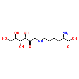 Fructosyl-lysineStructure,21291-40-7Structure Fructosyl-lysine Structure,21291-40-7Structure