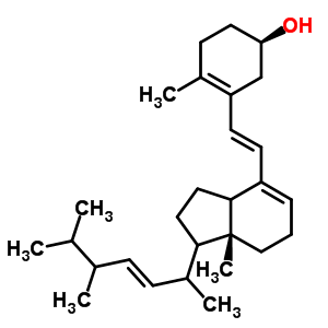 (6E,22E)-9,10-Secoergosta-5(10),6,8,22-Tetraen-3-OlStructure,21307-05-1Structure (6E,22E)-9,10-Secoergosta-5(10),6,8,22-Tetraen-3-Ol Structure,21307-05-1Structure