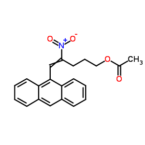 4-Penten-1-ol,5-(9-anthracenyl)-4-nitro-, 1-acetateStructure,21461-27-8Structure 4-Penten-1-ol,5-(9-anthracenyl)-4-nitro-, 1-acetate Structure,21461-27-8Structure