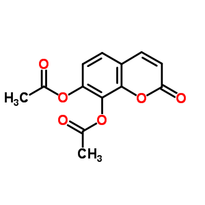 2H-1-benzopyran-2-one,7,8-bis(acetyloxy)-Structure,21784-71-4Structure 2H-1-benzopyran-2-one,7,8-bis(acetyloxy)- Structure,21784-71-4Structure