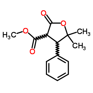 3-Furancarboxylic acid,tetrahydro-5,5-dimethyl-2-oxo-4-phenyl-, methyl esterStructure,21864-05-1Structure 3-Furancarboxylic acid,tetrahydro-5,5-dimethyl-2-oxo-4-phenyl-, methyl ester Structure,21864-05-1Structure