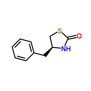 (S)-4-芐基-1,3-噻唑烷-2-酮結構式_219821-18-8結構式