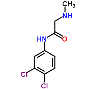 N-(3,4-dichlorophenyl)-2-(methylamino)acetamide hydrochlorideStructure,22010-09-9Structure N-(3,4-dichlorophenyl)-2-(methylamino)acetamide hydrochloride Structure,22010-09-9Structure