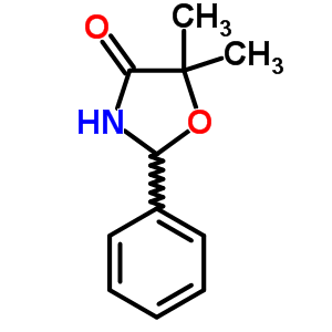 4-Oxazolidinone,5,5-dimethyl-2-phenyl-Structure,22200-16-4Structure 4-Oxazolidinone,5,5-dimethyl-2-phenyl- Structure,22200-16-4Structure