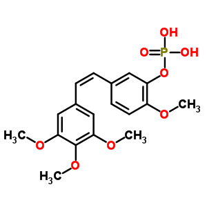 康布瑞汀磷酸二鈉結(jié)構(gòu)式_222030-63-9結(jié)構(gòu)式