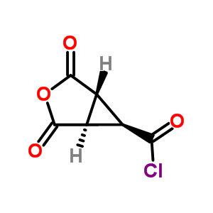 1,2-Cyclopropanedicarboxylic anhydride, 3-(chloroformyl)-, stereoisomer (8ci)Structure,22538-64-3Structure 1,2-Cyclopropanedicarboxylic anhydride, 3-(chloroformyl)-, stereoisomer (8ci) Structure,22538-64-3Structure