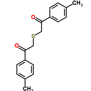 2,2-硫代雙[1-(4-甲基苯基)-乙酮結構式_23080-22-0結構式