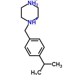 1-(4-異丙基芐基)哌嗪結(jié)構(gòu)式_23145-95-1結(jié)構(gòu)式