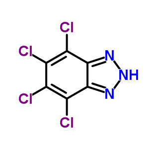 1H-benzotriazole,4,5,6,7-tetrachloro-Structure,2338-10-5Structure 1H-benzotriazole,4,5,6,7-tetrachloro- Structure,2338-10-5Structure