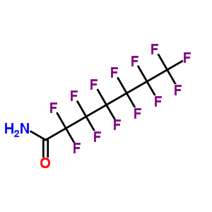 TridecafluoroheptanamideStructure,2358-22-7Structure Tridecafluoroheptanamide Structure,2358-22-7Structure