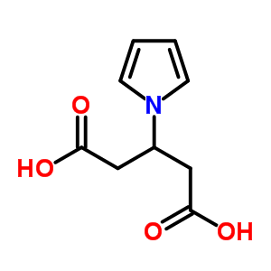 Pentanedioic acid,3-(1h-pyrrol-1-yl)-Structure,23757-03-1Structure Pentanedioic acid,3-(1h-pyrrol-1-yl)- Structure,23757-03-1Structure