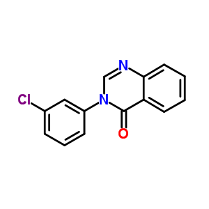 4(3H)-quinazolinone,3-(3-chlorophenyl)-Structure,24122-26-7Structure 4(3H)-quinazolinone,3-(3-chlorophenyl)- Structure,24122-26-7Structure
