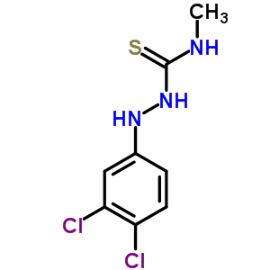 Hydrazinecarbothioamide,2-(3,4-dichlorophenyl)-n-methyl-Structure,24244-22-2Structure Hydrazinecarbothioamide,2-(3,4-dichlorophenyl)-n-methyl- Structure,24244-22-2Structure