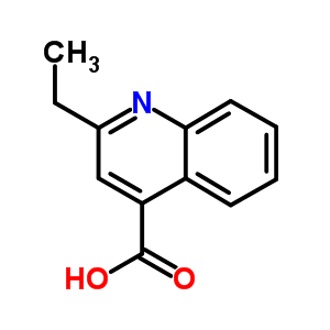 4-Quinolinecarboxylicacid, 2-ethyl-Structure,24260-30-8Structure 4-Quinolinecarboxylicacid, 2-ethyl- Structure,24260-30-8Structure