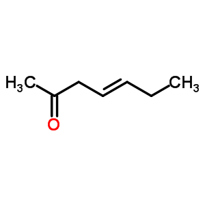 4-Hepten-2-oneStructure,24332-22-7Structure 4-Hepten-2-one Structure,24332-22-7Structure