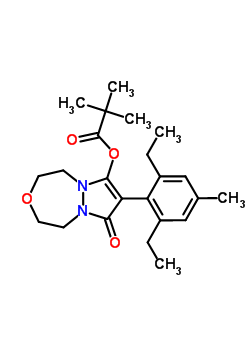唑啉草酯結(jié)構(gòu)式_243973-20-8結(jié)構(gòu)式