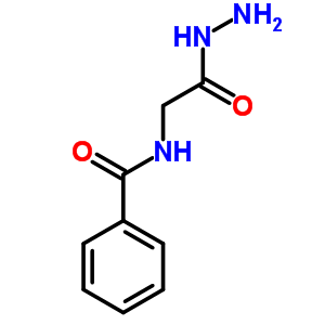 Glycine, n-benzoyl-,hydrazideStructure,2443-68-7Structure Glycine, n-benzoyl-,hydrazide Structure,2443-68-7Structure