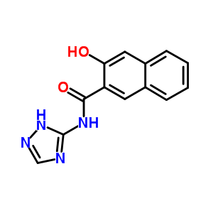 2-Naphthalenecarboxamide,3-hydroxy-n-1h-1,2,4-triazol-5-yl-Structure,24445-29-2Structure 2-Naphthalenecarboxamide,3-hydroxy-n-1h-1,2,4-triazol-5-yl- Structure,24445-29-2Structure
