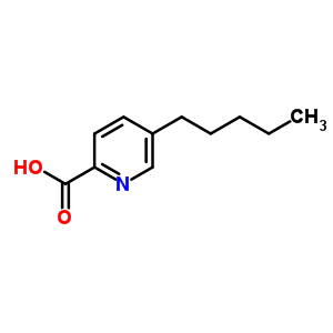 5-戊基-吡啶-2-羧酸結(jié)構(gòu)式_24472-57-9結(jié)構(gòu)式