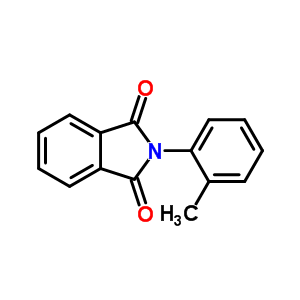2-(2-甲基苯基)-1H-異吲哚-1,3(2H)-二酮結(jié)構(gòu)式_2464-33-7結(jié)構(gòu)式