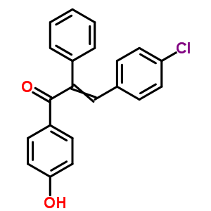 2-Propen-1-one,3-(4-chlorophenyl)-1-(4-hydroxyphenyl)-2-phenyl-Structure,24845-41-8Structure 2-Propen-1-one,3-(4-chlorophenyl)-1-(4-hydroxyphenyl)-2-phenyl- Structure,24845-41-8Structure