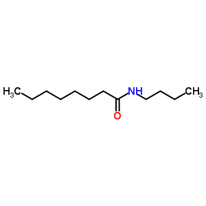 N-丁基辛烷酰胺結構式_24928-30-1結構式