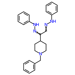 4-Piperidineacetaldehyde,a-(2-phenylhydrazinylidene)-1-(phenylmethyl)-,2-phenylhydrazoneStructure,25260-03-1Structure 4-Piperidineacetaldehyde,a-(2-phenylhydrazinylidene)-1-(phenylmethyl)-,2-phenylhydrazone Structure,25260-03-1Structure