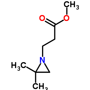 1-Aziridinepropanoicacid, 2,2-dimethyl-, methyl esterStructure,25263-40-5Structure 1-Aziridinepropanoicacid, 2,2-dimethyl-, methyl ester Structure,25263-40-5Structure