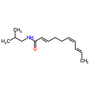 (2E,6z,8e)-n-(2-methylpropyl)-2,6,8-decatrienamideStructure,25394-57-4Structure (2E,6z,8e)-n-(2-methylpropyl)-2,6,8-decatrienamide Structure,25394-57-4Structure