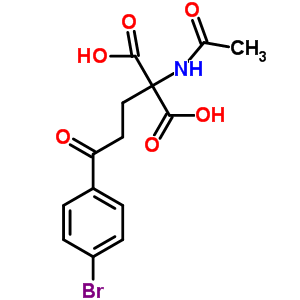 2-(乙?；被?-2-[3-(4-溴苯基)-3-氧代丙基]-丙二酸結(jié)構(gòu)式_2545-53-1結(jié)構(gòu)式