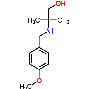 2-(((4-Methoxyphenyl)methyl)amino)-2-methylpropanolStructure,25452-29-3Structure 2-(((4-Methoxyphenyl)methyl)amino)-2-methylpropanol Structure,25452-29-3Structure