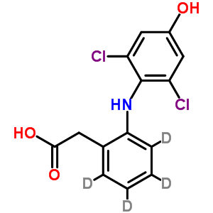 4’-Hydroxydiclofenac-d4 (phenyl-d4-acetic)Structure,254762-27-1Structure 4’-Hydroxydiclofenac-d4 (phenyl-d4-acetic) Structure,254762-27-1Structure