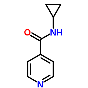 (9ci)-n-環(huán)丙基-4-吡啶羧酰胺結構式_25764-75-4結構式