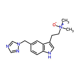 二甲基{2-[5-(1H-1,2,4-三唑-1-甲基)-1H-吲哚-3-基]乙基}胺氧化物結(jié)構(gòu)式_260435-42-5結(jié)構(gòu)式