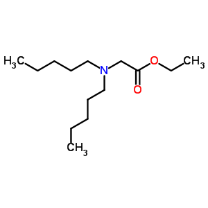 Glycine, n,n-dipentyl-,ethyl esterStructure,2644-26-0Structure Glycine, n,n-dipentyl-,ethyl ester Structure,2644-26-0Structure