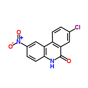 6(5H)-phenanthridinone,8-chloro-2-nitro-Structure,26689-98-5Structure 6(5H)-phenanthridinone,8-chloro-2-nitro- Structure,26689-98-5Structure
