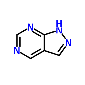 1H-吡唑并[3,4-d]嘧啶結(jié)構(gòu)式_271-80-7結(jié)構(gòu)式