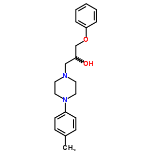 1-Piperazineethanol,4-(4-methylphenyl)-a-(phenoxymethyl)-Structure,2725-12-4Structure 1-Piperazineethanol,4-(4-methylphenyl)-a-(phenoxymethyl)- Structure,2725-12-4Structure