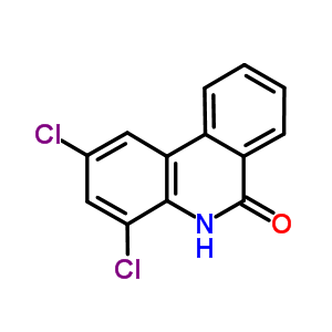 6(5H)-phenanthridinone,2,4-dichloro-Structure,27353-45-3Structure 6(5H)-phenanthridinone,2,4-dichloro- Structure,27353-45-3Structure