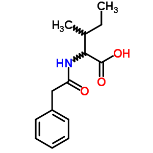 L-isoleucine,n-(2-phenylacetyl)-Structure,2752-52-5Structure L-isoleucine,n-(2-phenylacetyl)- Structure,2752-52-5Structure