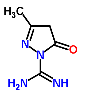 1H-pyrazole-1-carboximidamide,4,5-dihydro-3-methyl-5-oxo-Structure,27623-72-9Structure 1H-pyrazole-1-carboximidamide,4,5-dihydro-3-methyl-5-oxo- Structure,27623-72-9Structure