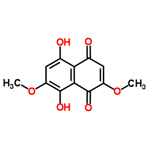 1,4-Naphthalenedione,5,8-dihydroxy-2,7-dimethoxy-Structure,2808-46-0Structure 1,4-Naphthalenedione,5,8-dihydroxy-2,7-dimethoxy- Structure,2808-46-0Structure